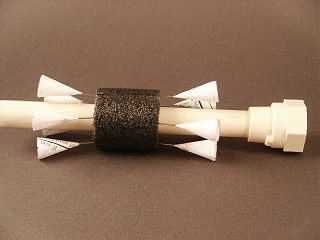Simple CPVC blowgun and darts