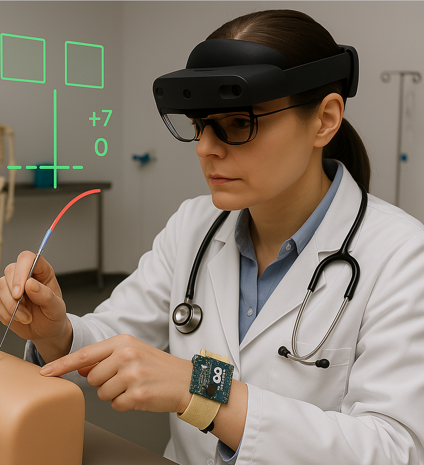 Haptic Feedback System for Needle Alignment in Augmented Reality-guided PCNL Procedure