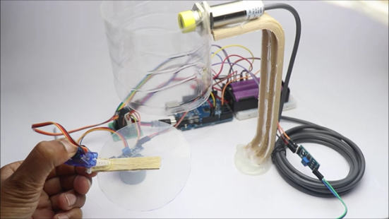 Automatic Dry Wet and Metal Waste Segregation Project Using Arduino : 6 ...