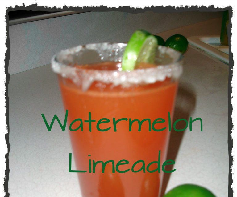 Watermelon Limeade With Chervil Infusion