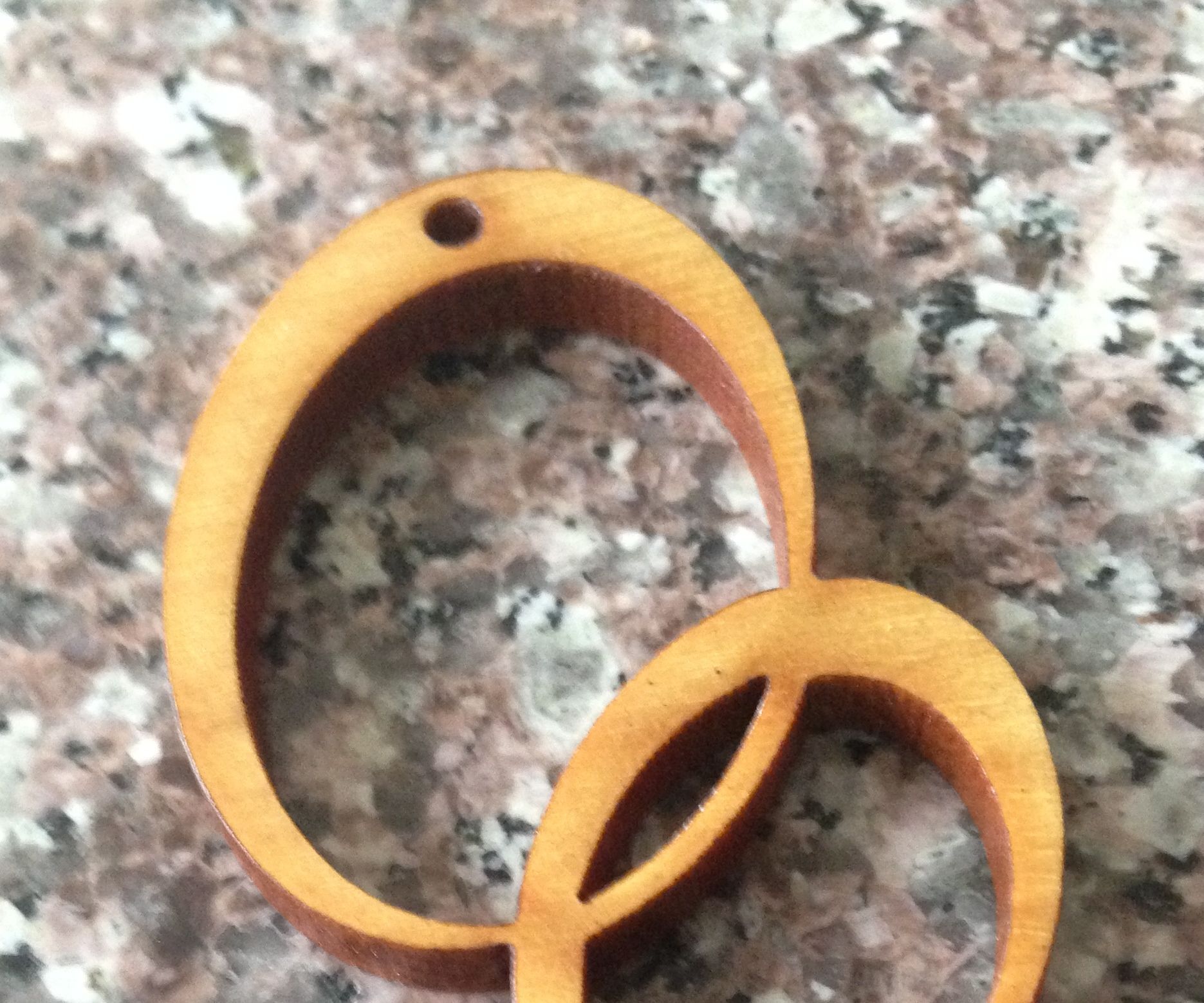 Yellowheart Wood Earrings