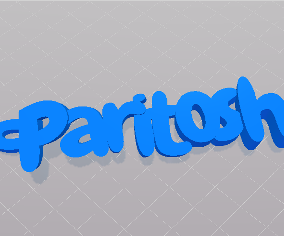 Designing of Personalized 3D Printed Keychain  