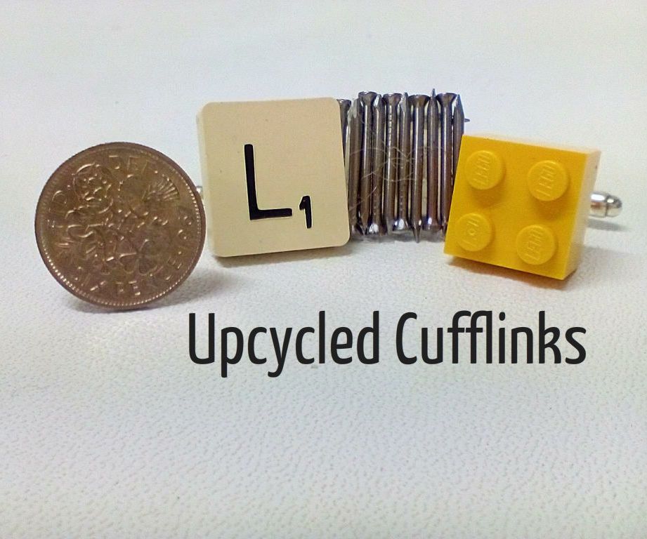 Cufflinks From Found Items