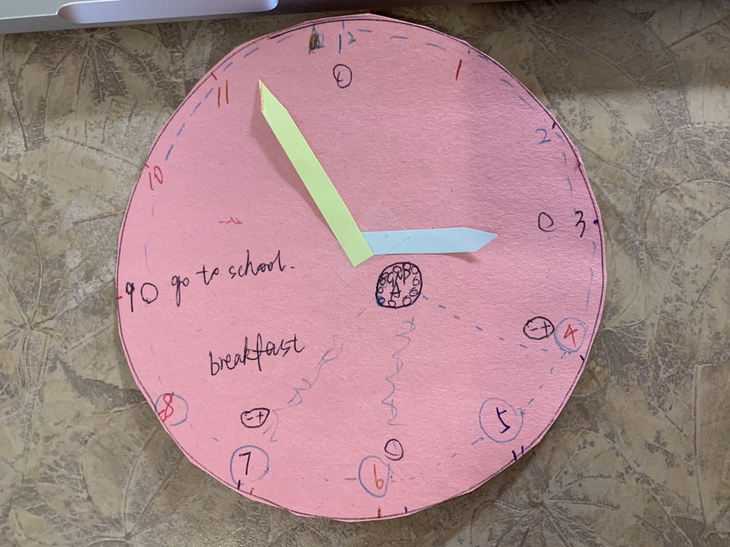 Paper Clock 8 Steps Instructables