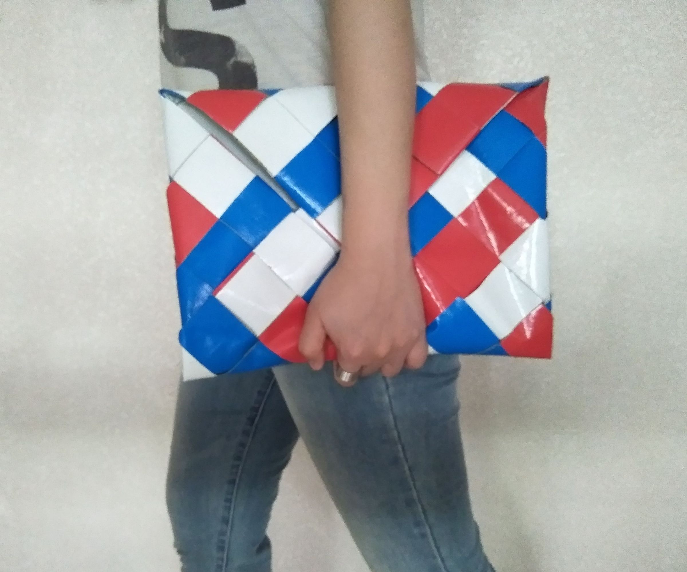 Woven Duct Tape Laptop Sleeve