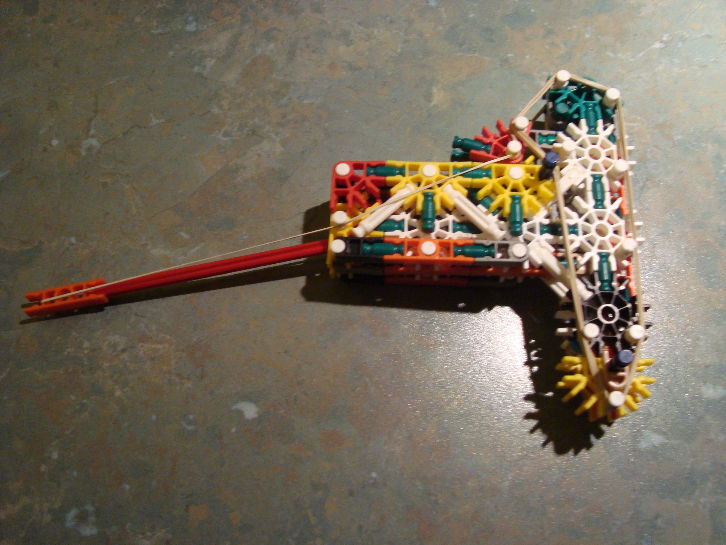 Knex Pistol W/ 9 Round Magazine Pull Action