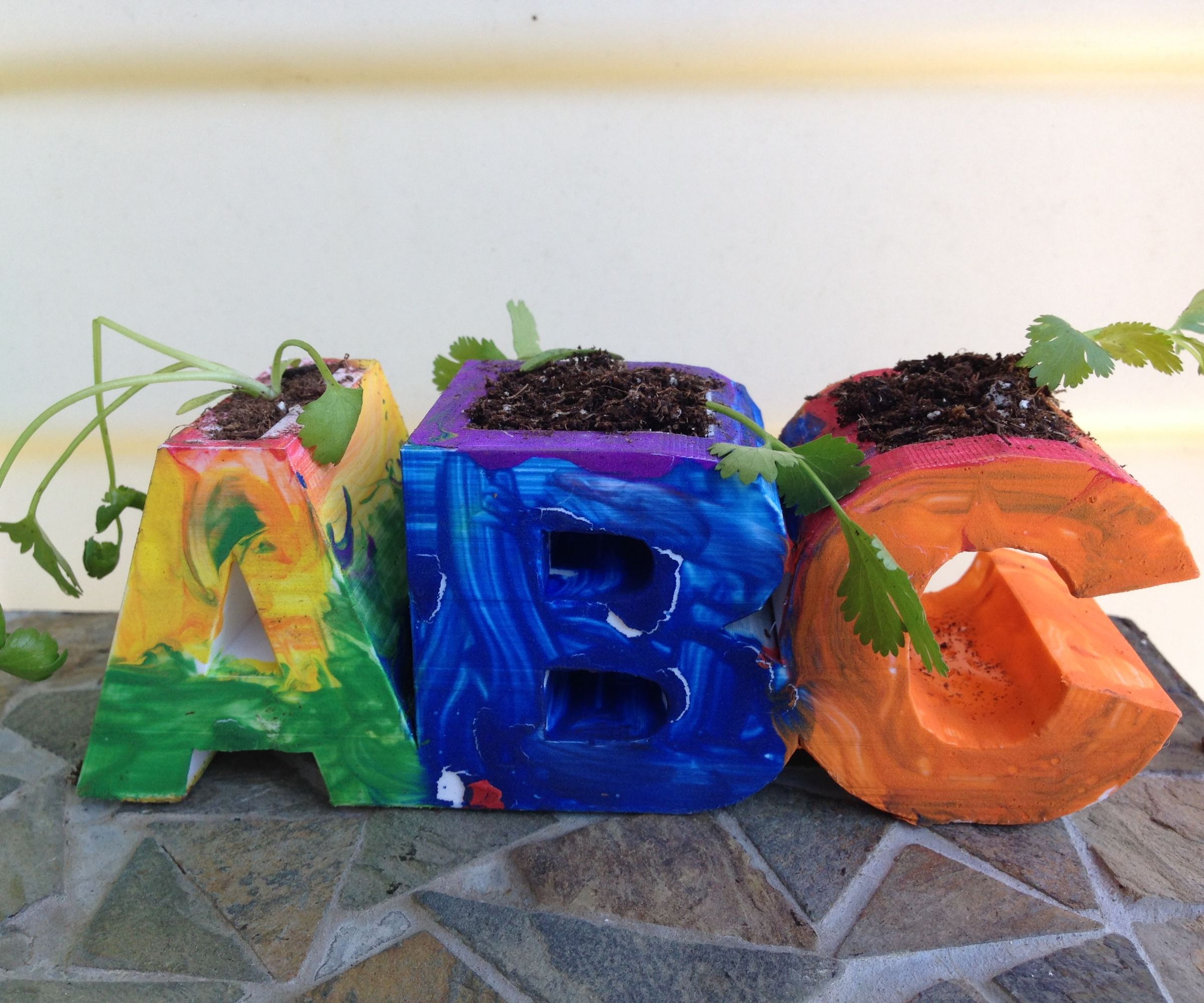 3D Printed ABC Planter