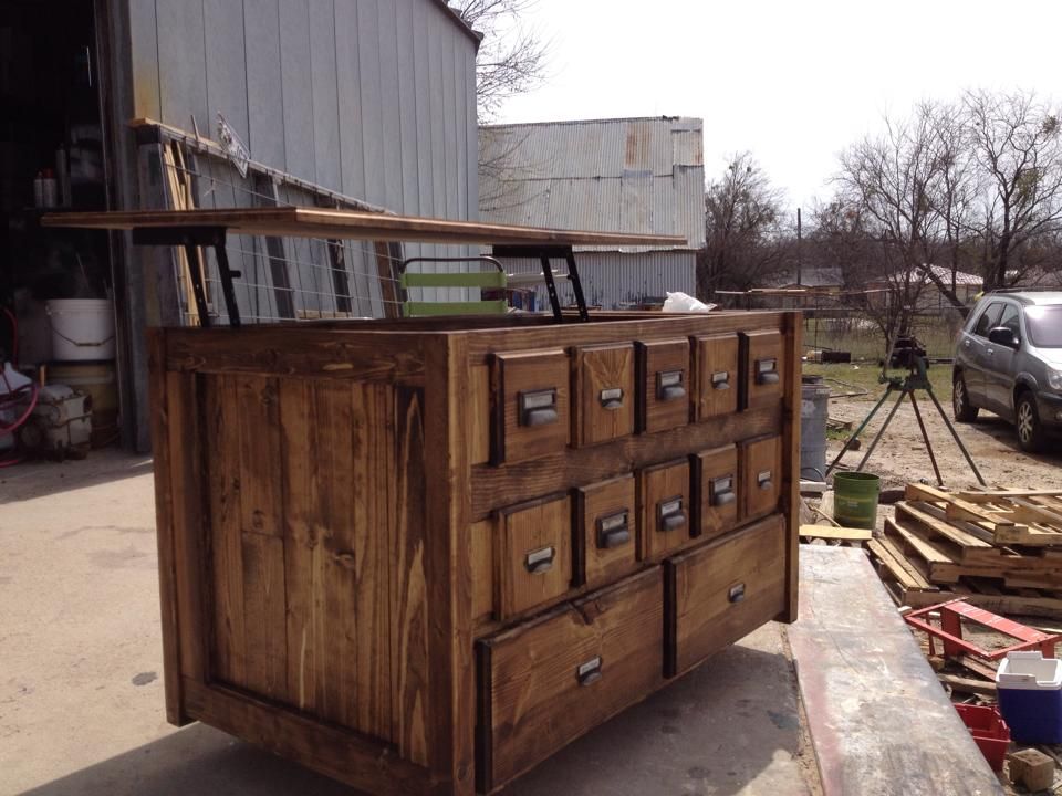 Card Catalog Coffee Table