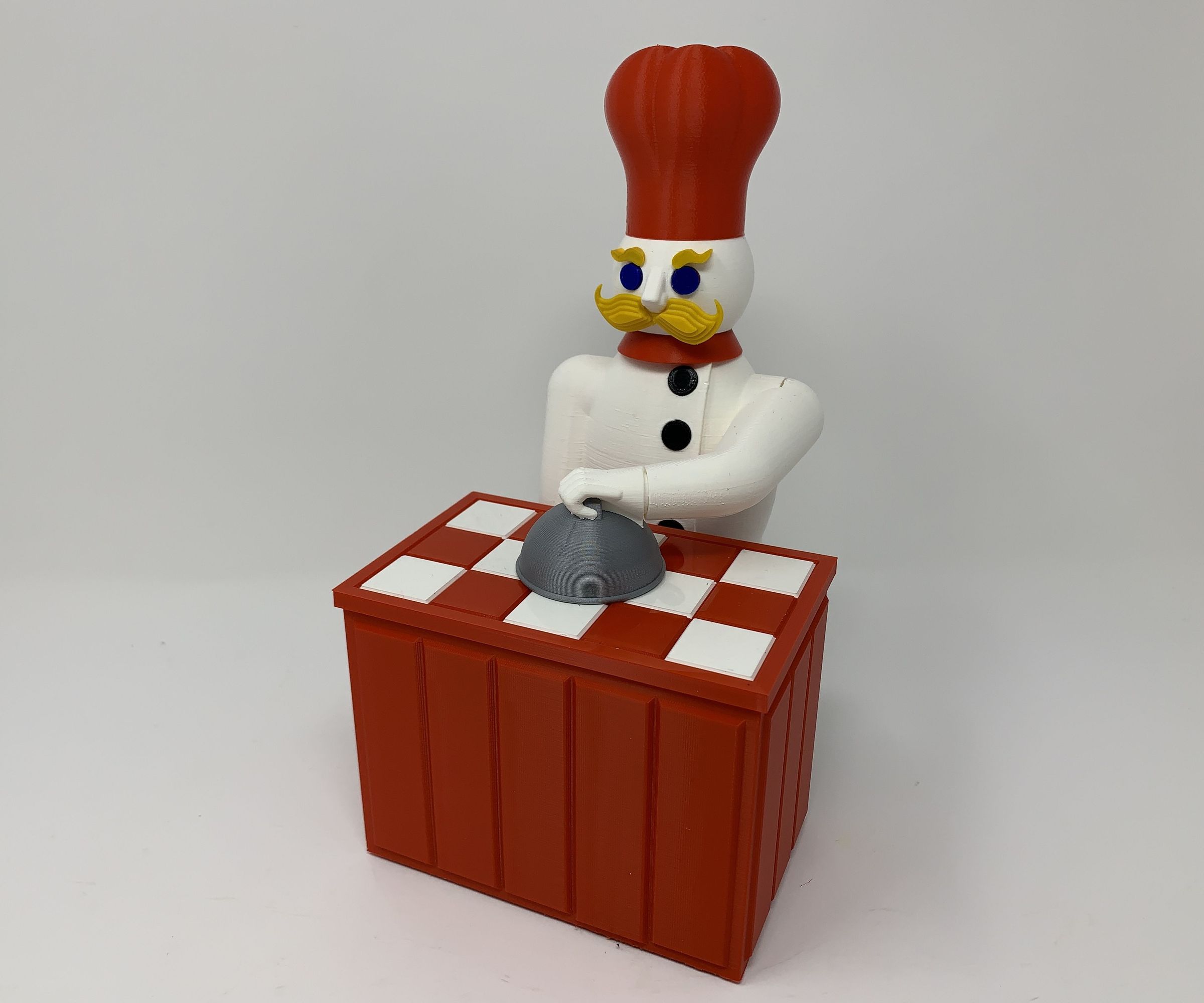 The "Magic Chef", a 3D Printed Automata.