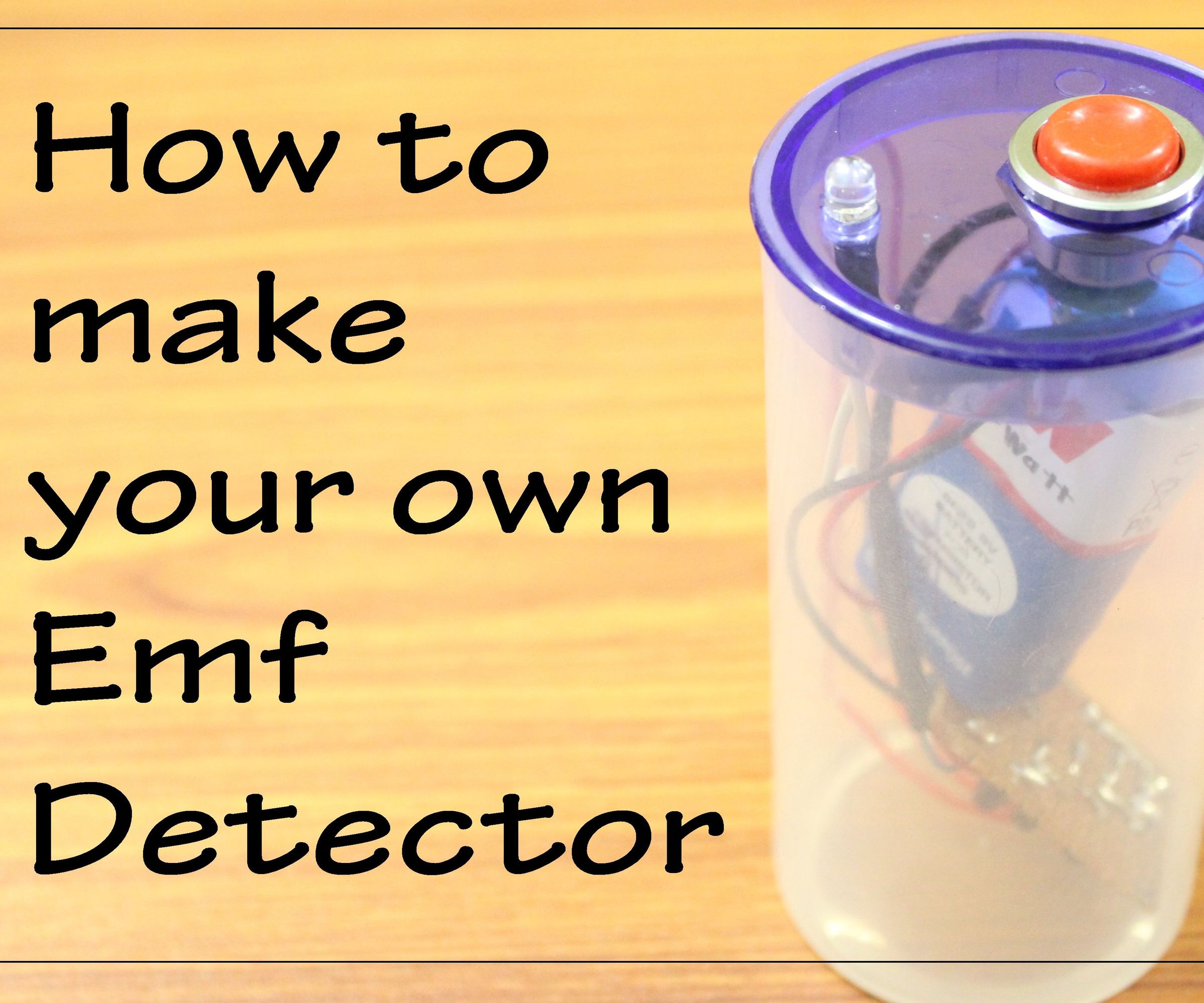 How to Make Your Own Emf Detector || BJT As a Switch