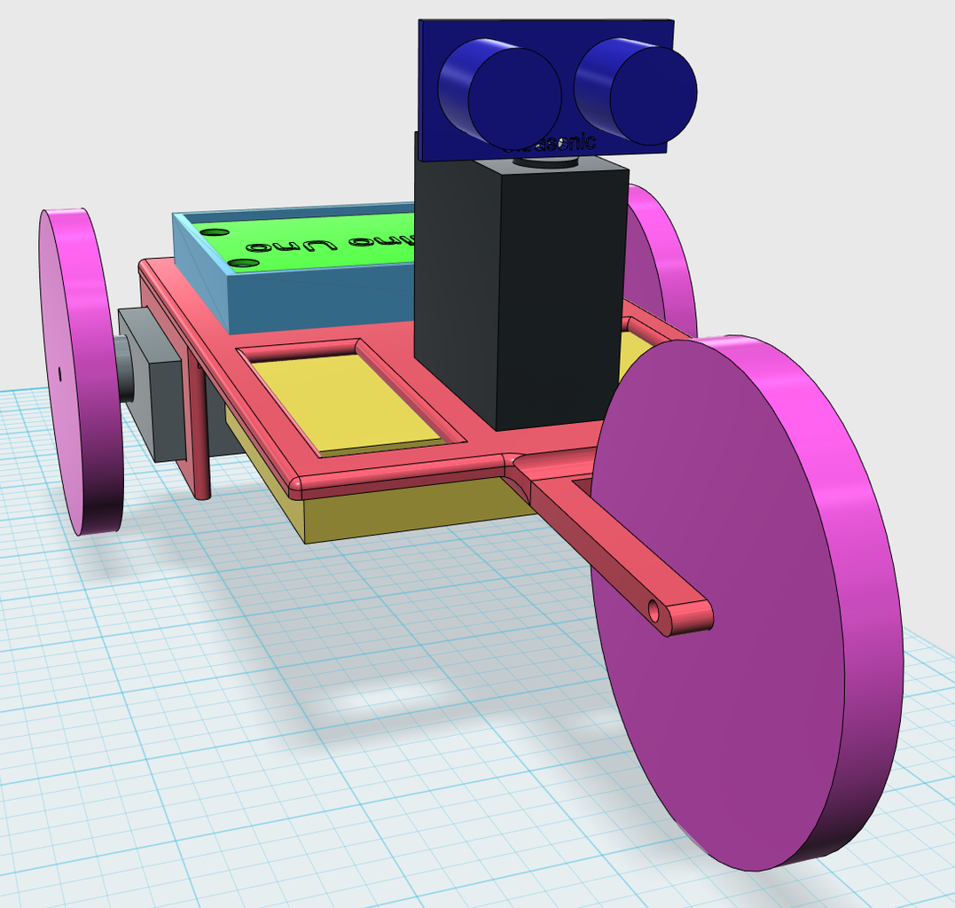 3D Printed Arduino Boe Bot