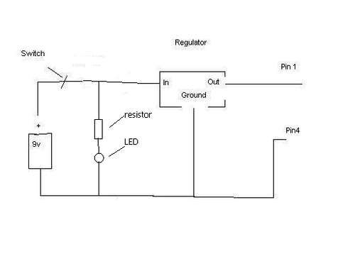 9v Usb Altoids Tin Charger With 2 L.E.D.'s