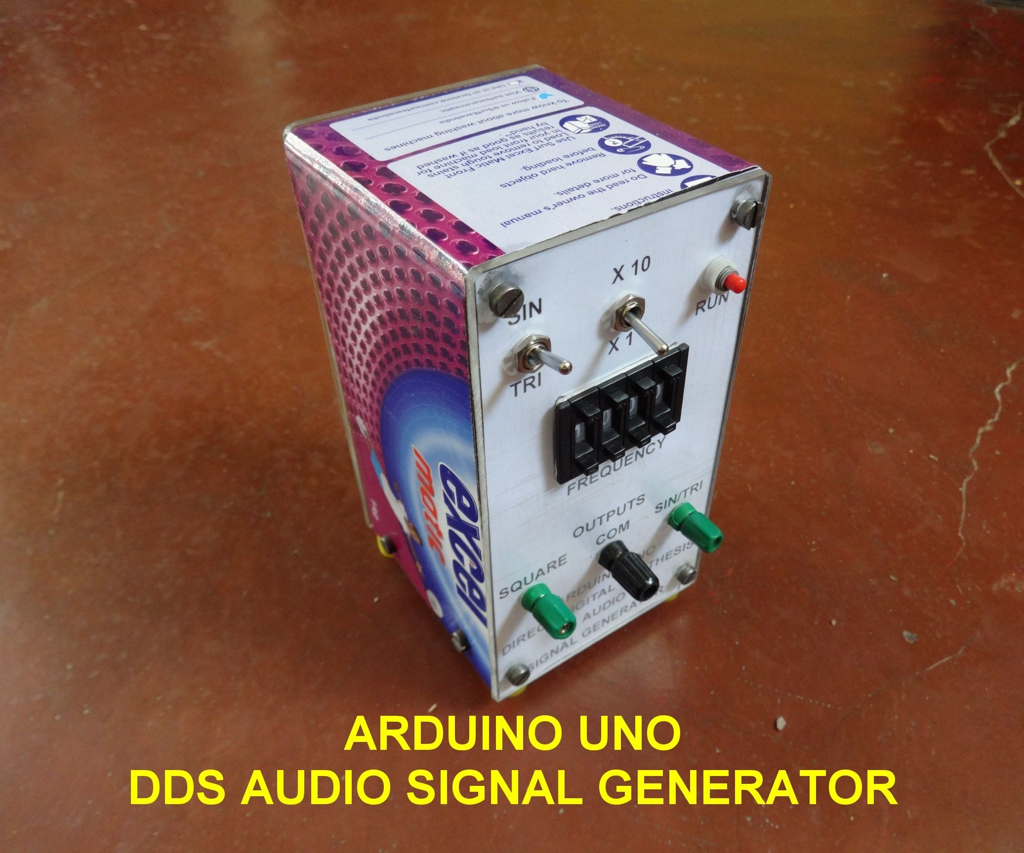 Arduino Uno DDS Audio Signal Generator