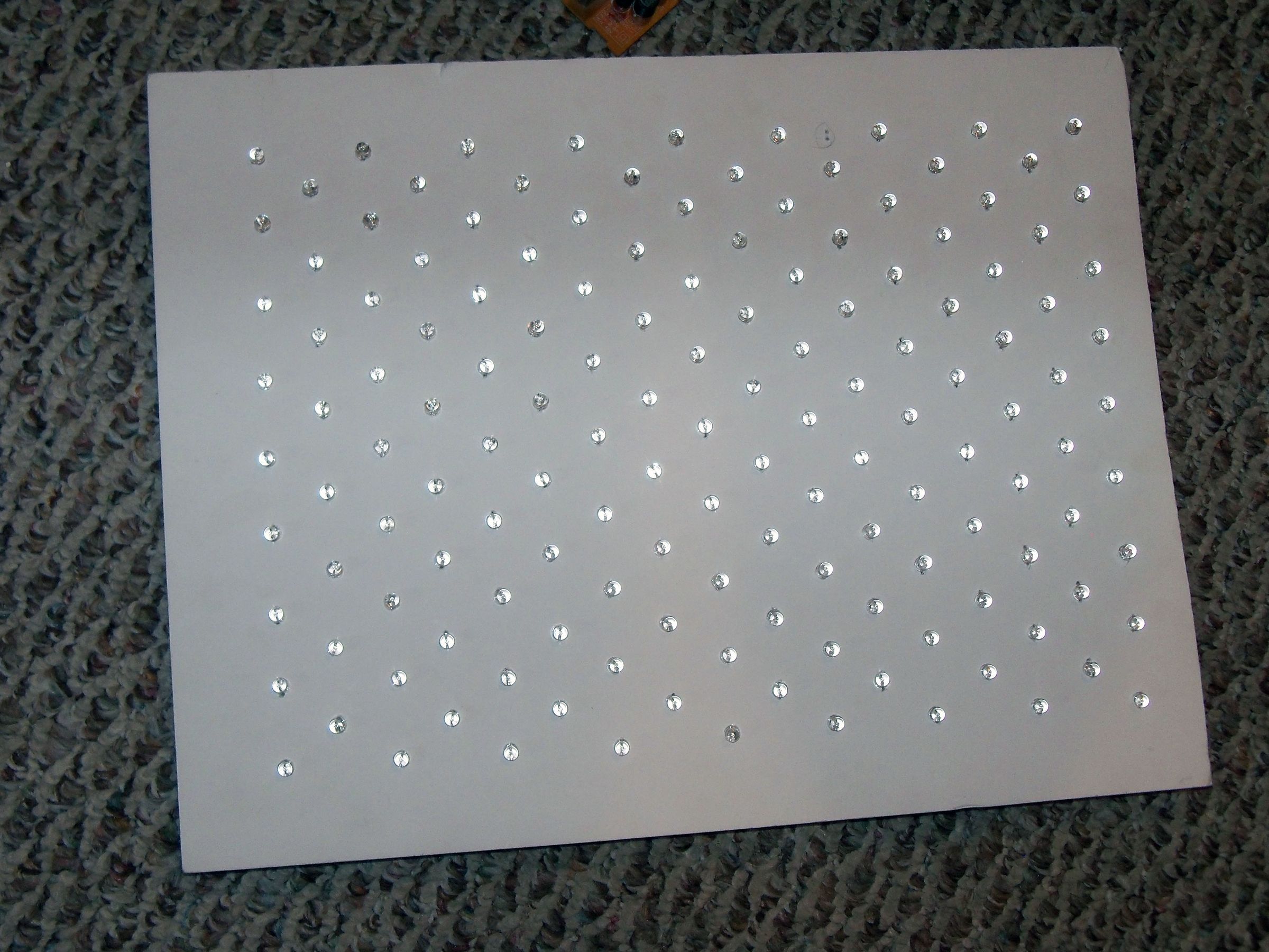 UV LED exposure unit from an old HP scanner...