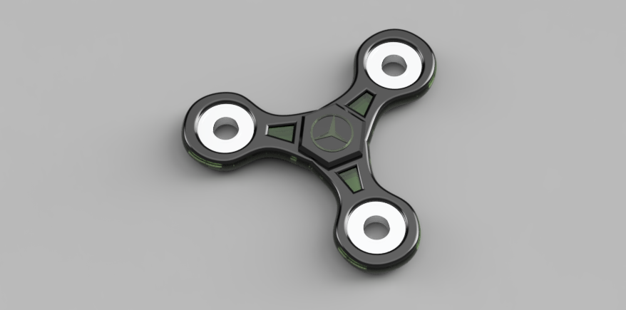 Dual Color Fidget Spinner