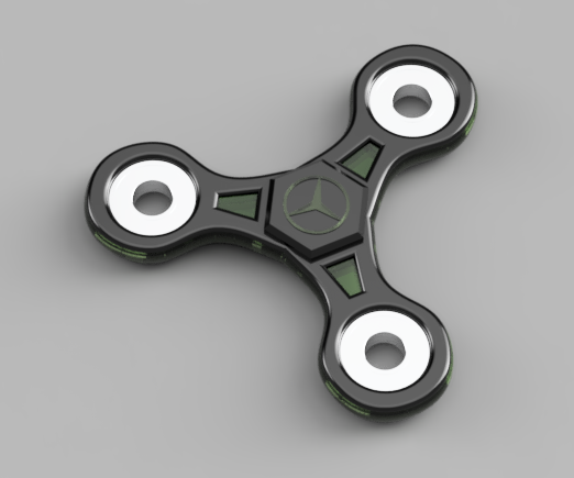 Dual Color Fidget Spinner