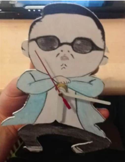 PSY Gangnam Style Dancing Clock