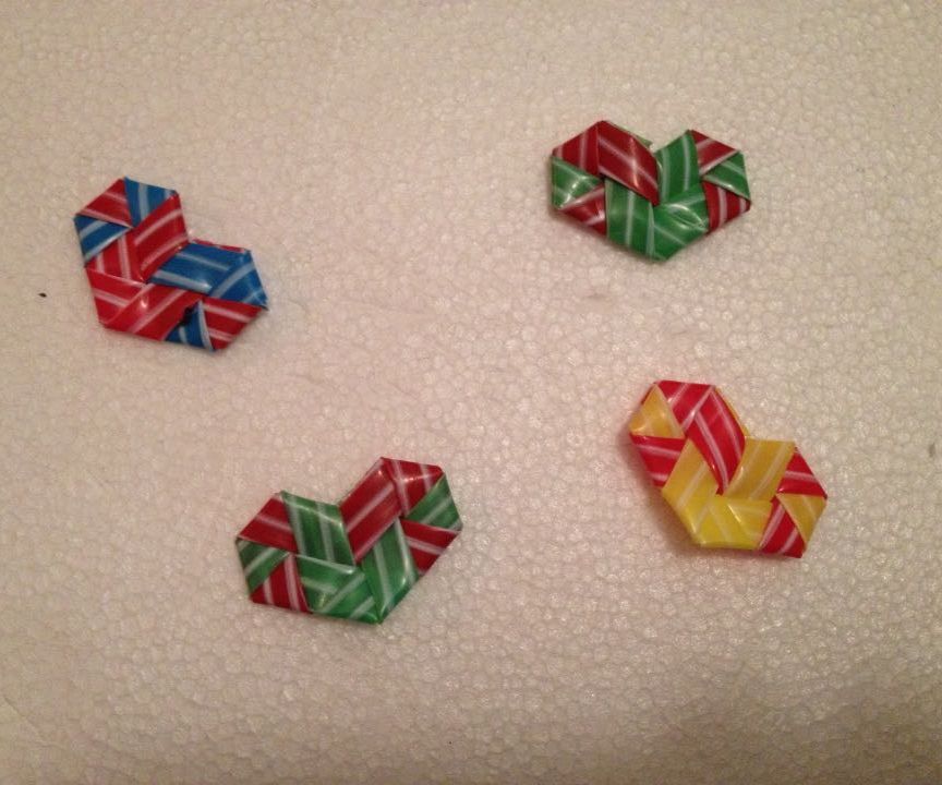 Valentine's Heart with Straw 