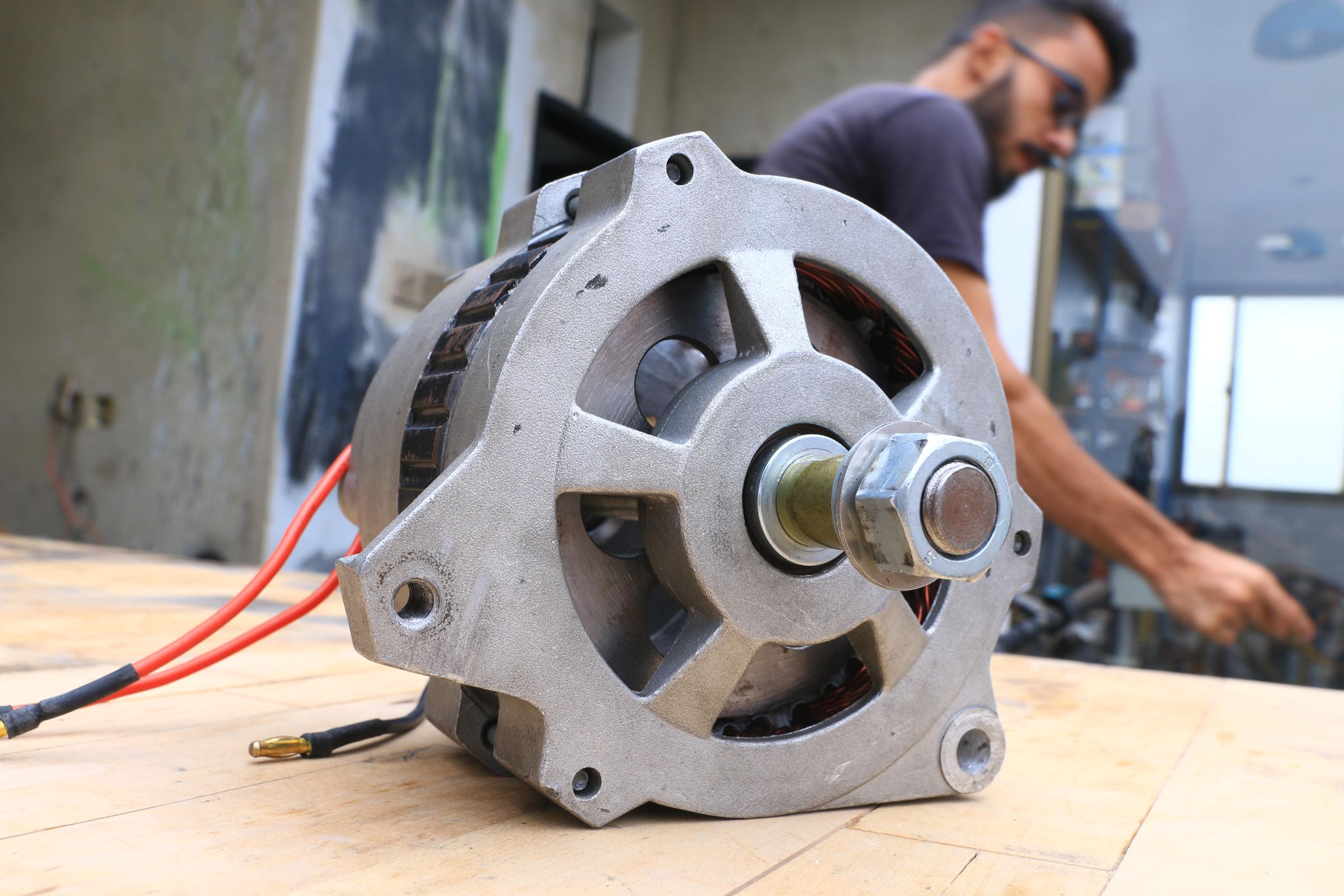 Converting Car Alternator Into a Permanent Brushless Motor 6