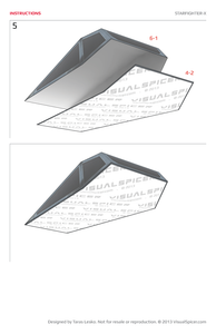 Starfighter-X Star Wars Inspired Paper Model