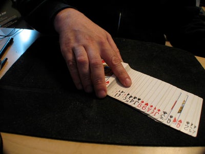 Performing the Trick, Step by Step: First Phase, Pulling Out the Aces.