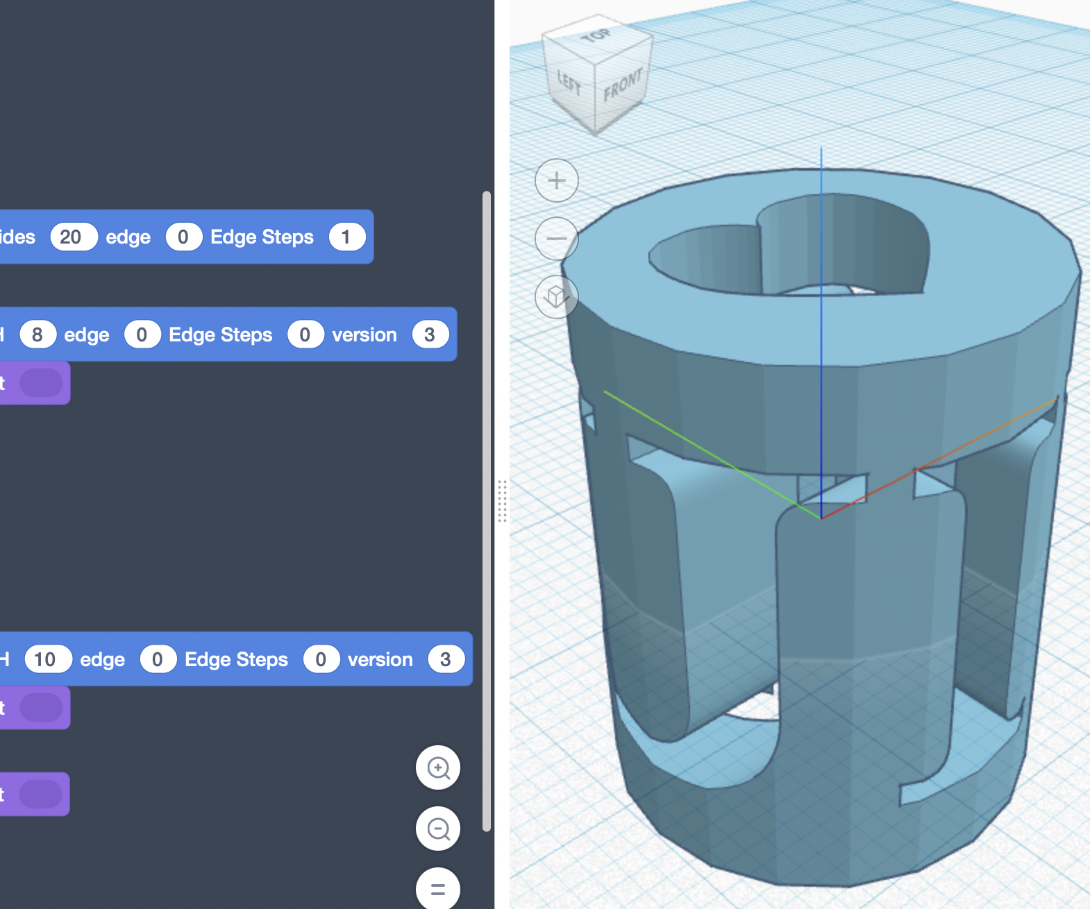 3D Parametric Printing Shadow