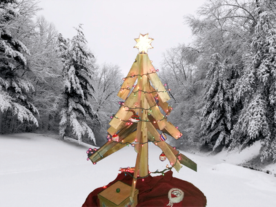 Turn Old Wood Pallets Into a Beautiful Christmas Tree