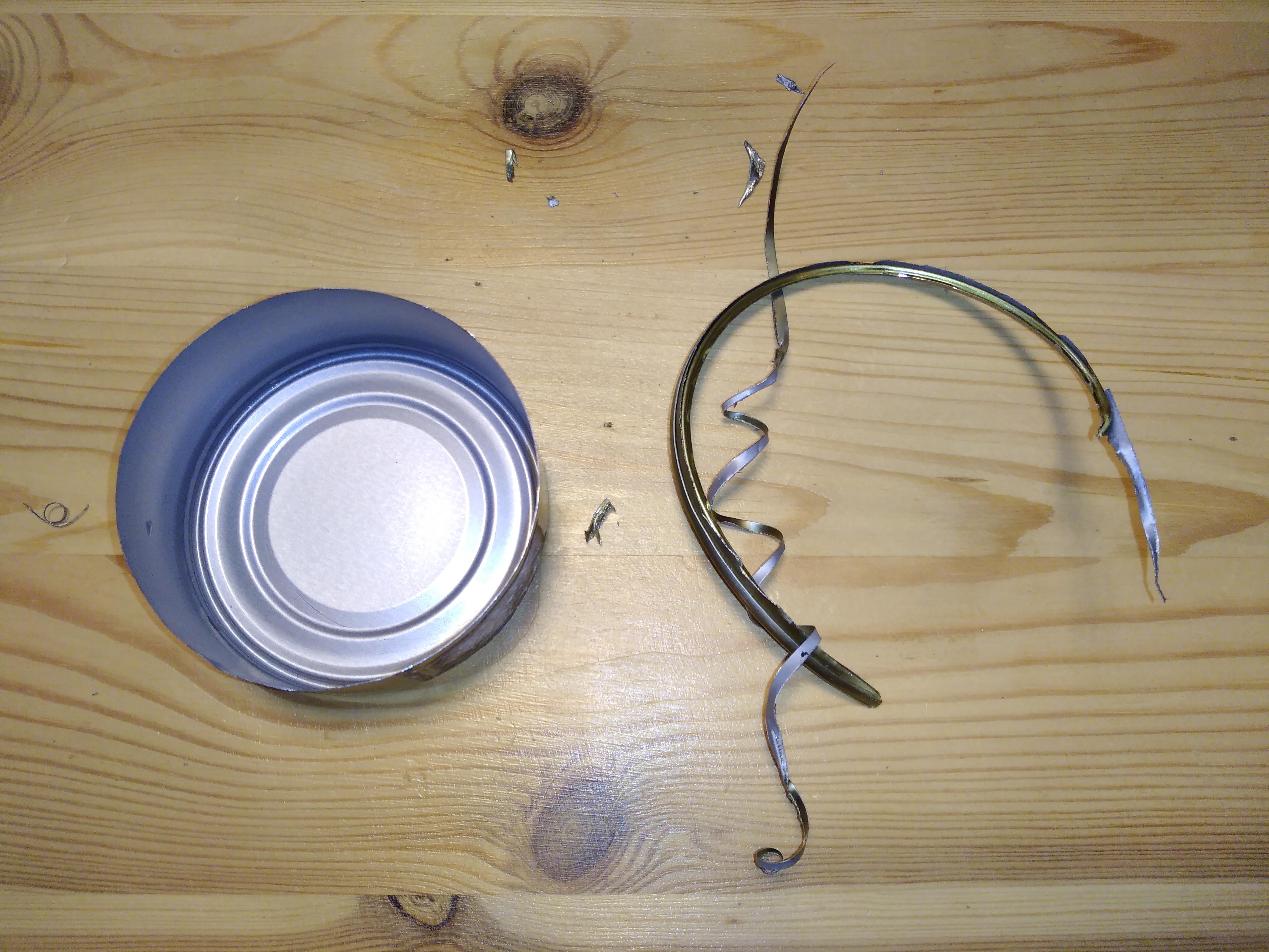 Tuna Can Alcohol Stove 6 Steps Instructables
