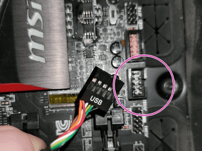 Doing the Wiring for the Computer