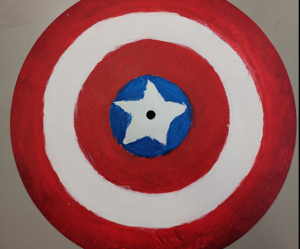 Captain America Shield With Drum Cymbal 