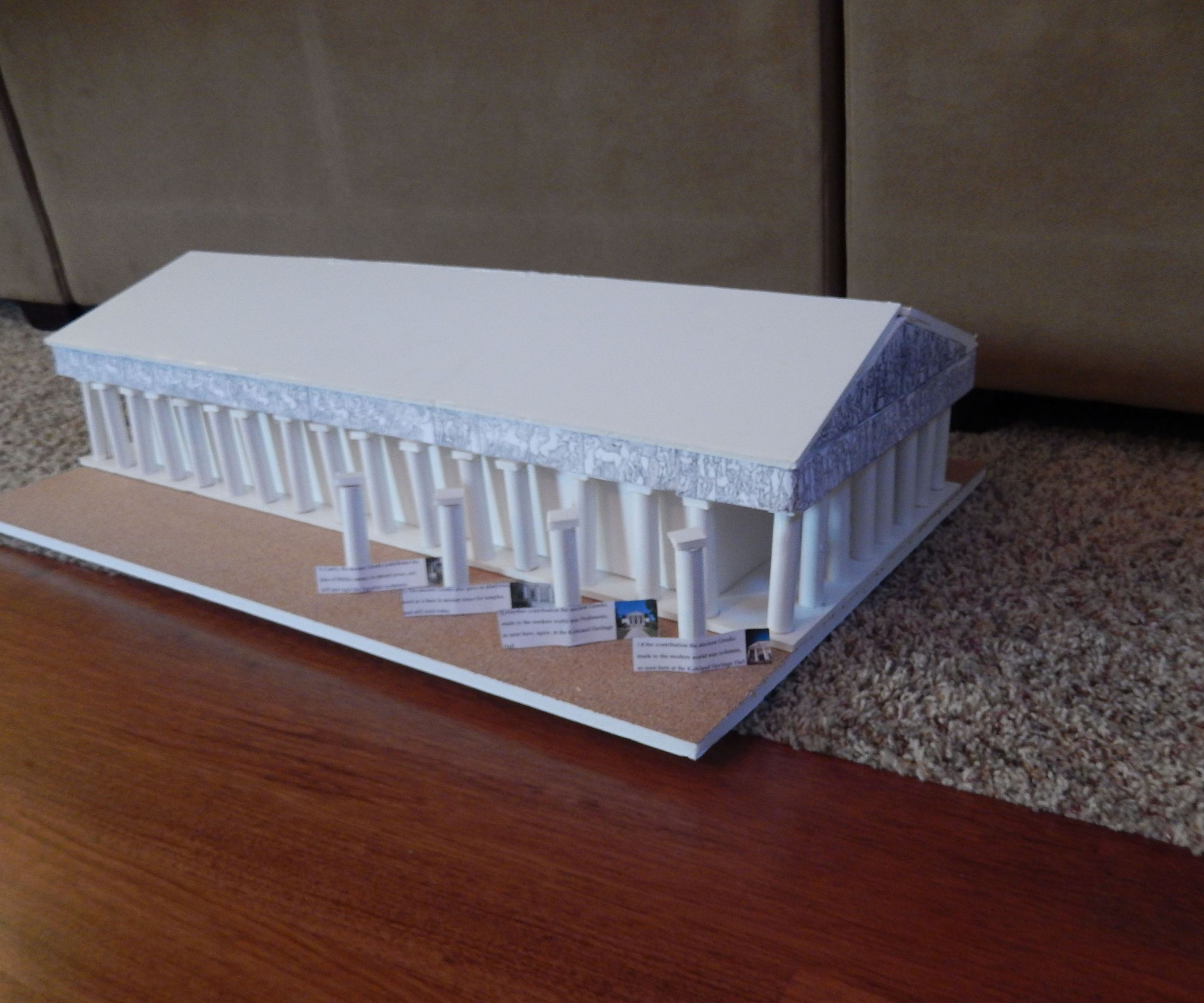 How to Make a To-Scale Model of the Parthenon in Greece