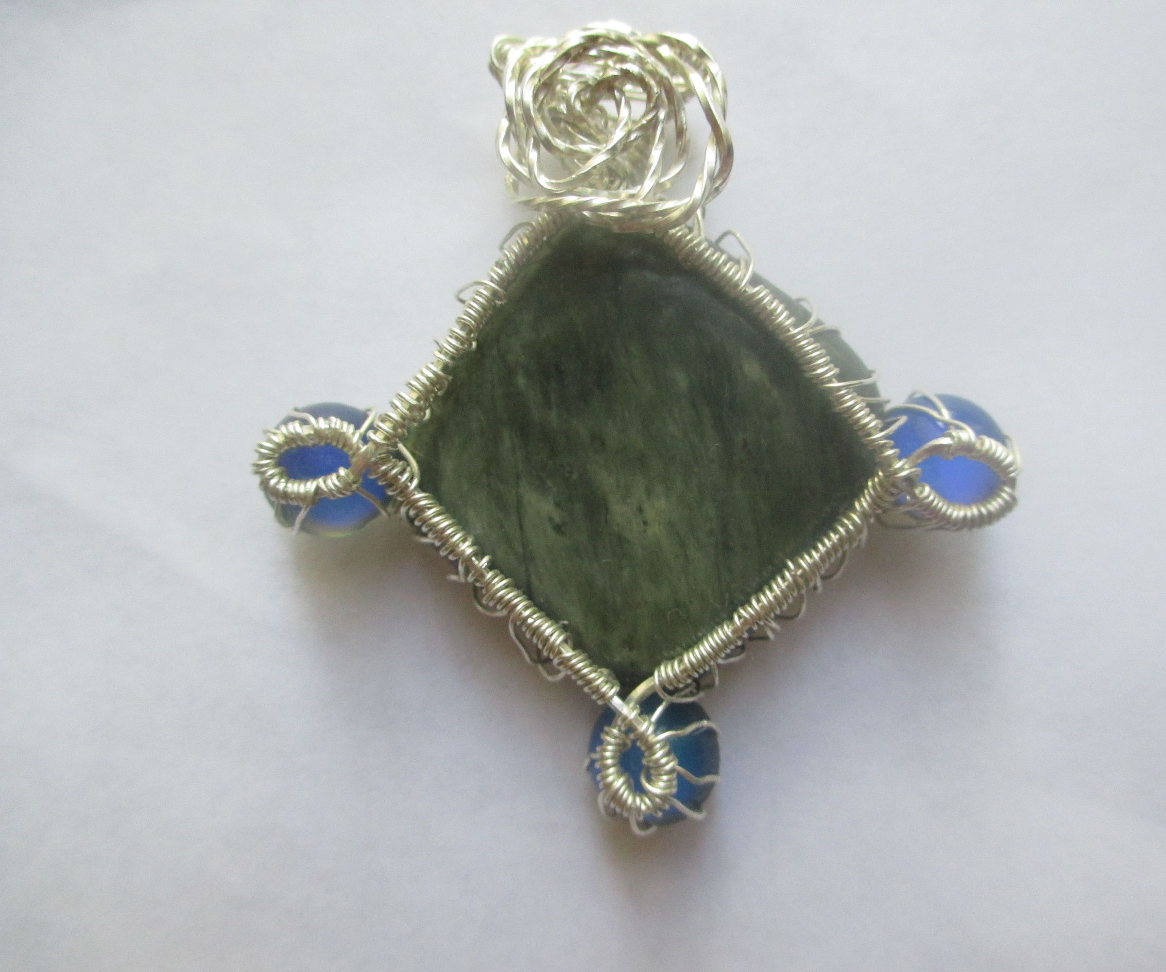 How to Wire Wrap a Square Pendant