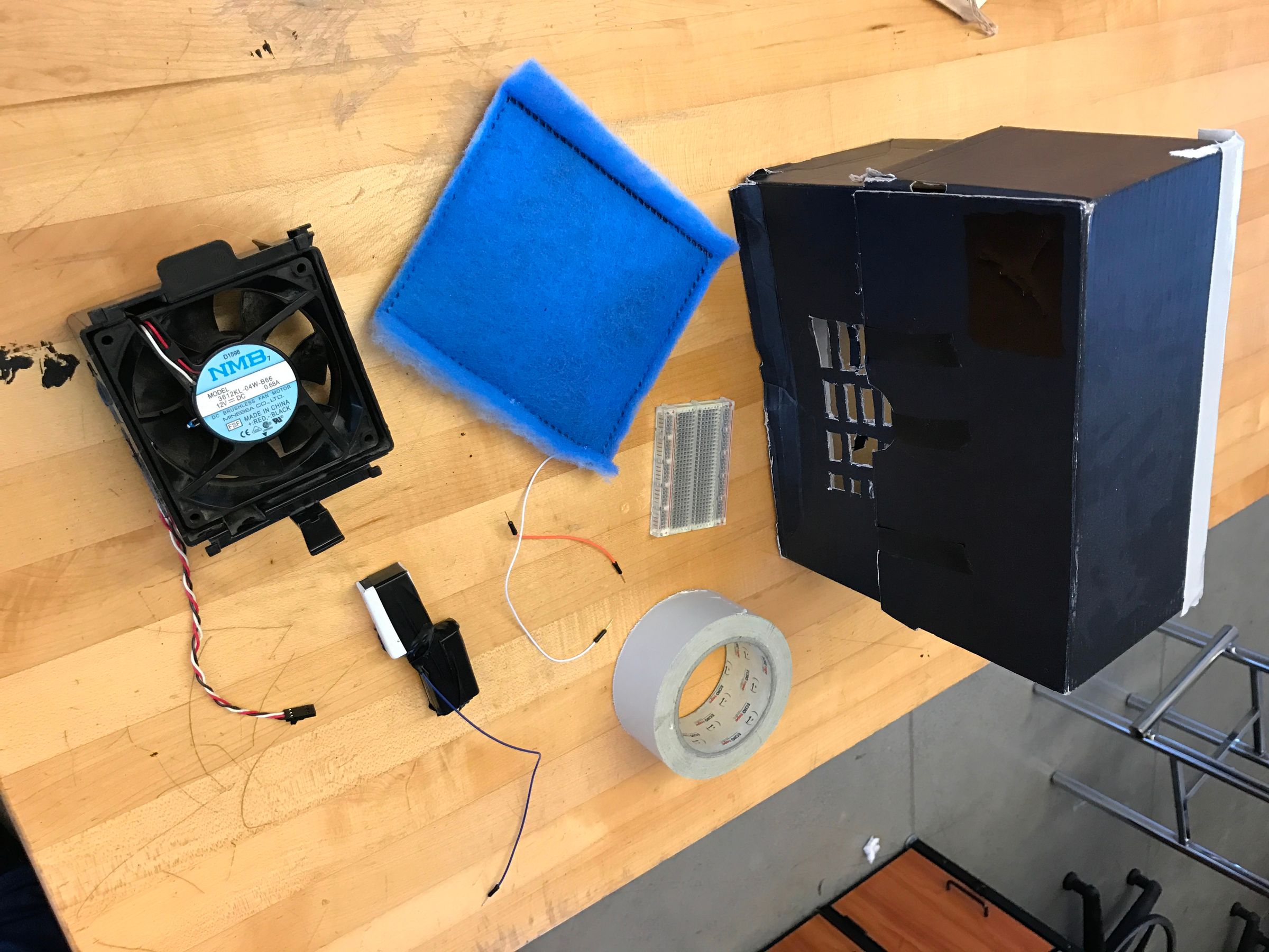 Cheap Air Filter Prototype 4 Steps Instructables