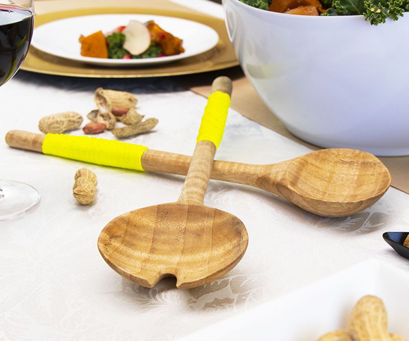 Wooden Salad Servers