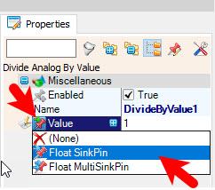 In Visuino Add & Set Components