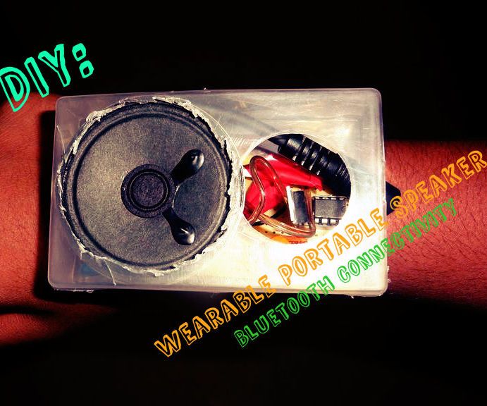 DIY: Wearable Bluetooth Speaker!