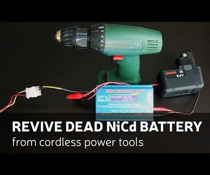 DIY: Revive Dead NiCd Battery From Cordless Power Tools