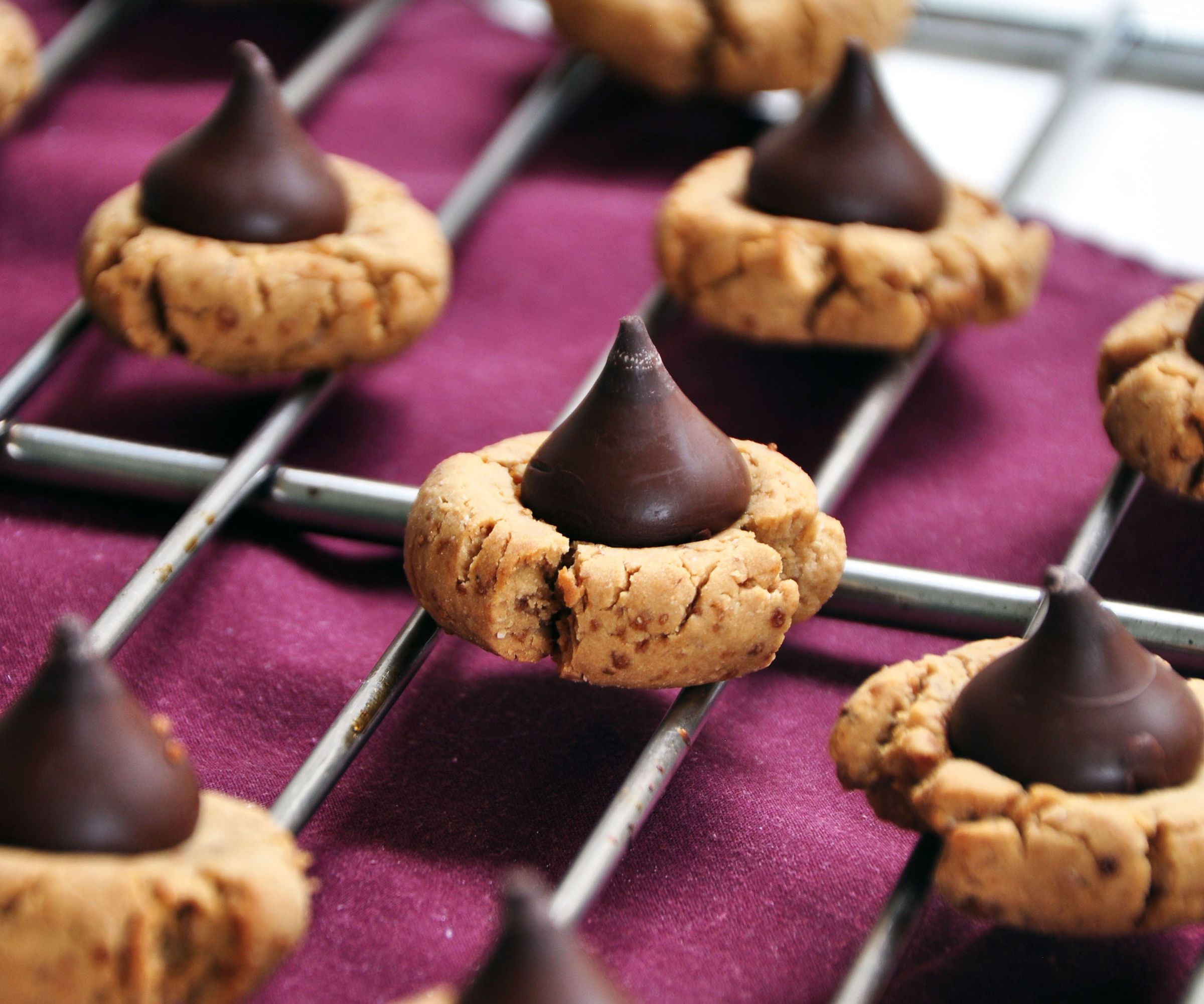 Healthy & Vegan Peanut Butter Blossoms