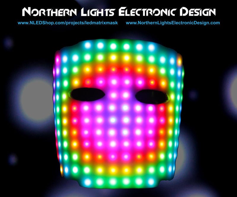 Wearable LED Matrix Face Mask 6 Steps (with Pictures) Instructables