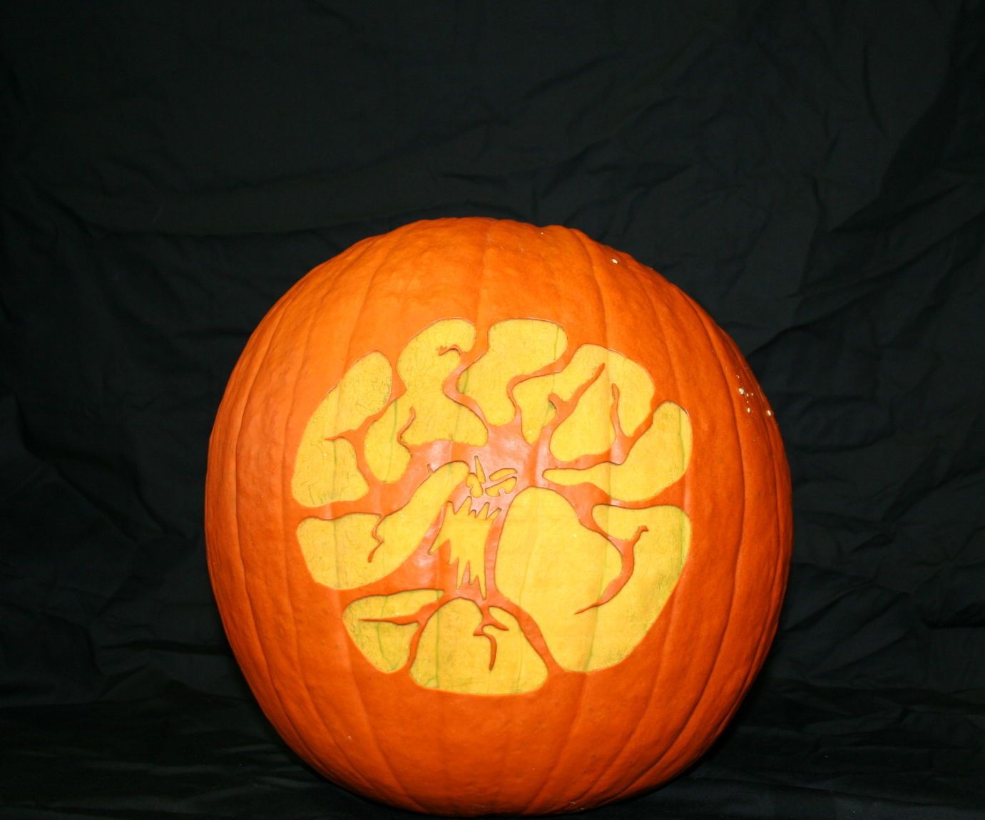 Laser Engraving a Pumpkin