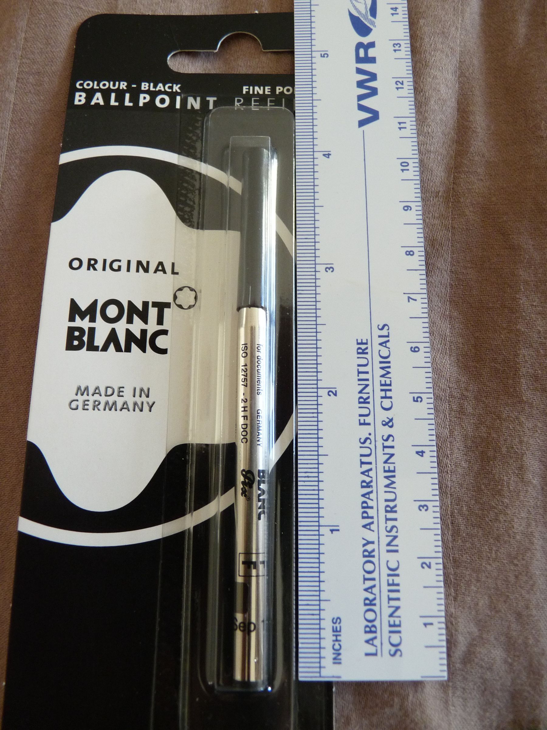 Poor man's Mont Blanc from a Bic Clic Stic
