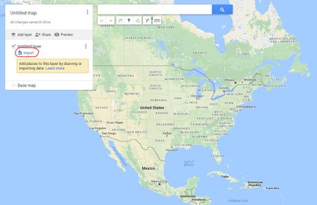 google maps assignments Importing Existing Map Data