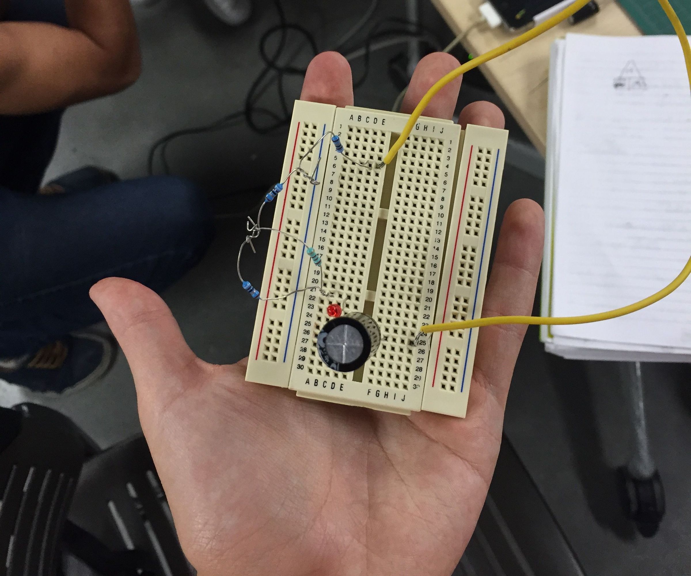 LED en Protoboard