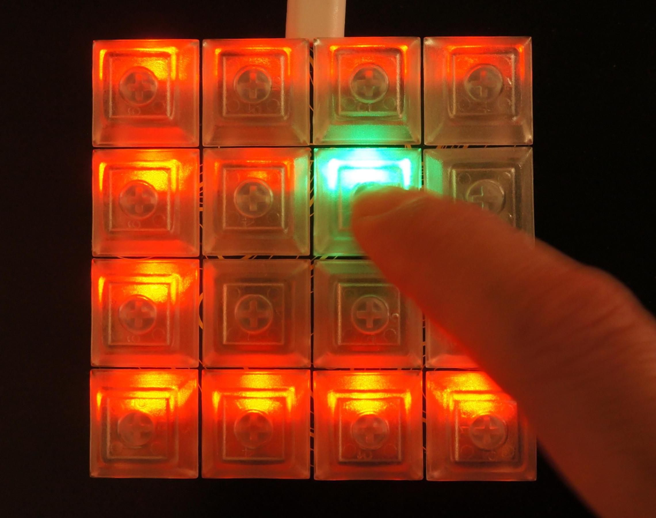 Colourful Macropad With Audio Using Pimoroni Keybow 2040 and Adafruit STEMMA Speaker (HID + MIDI Capable)