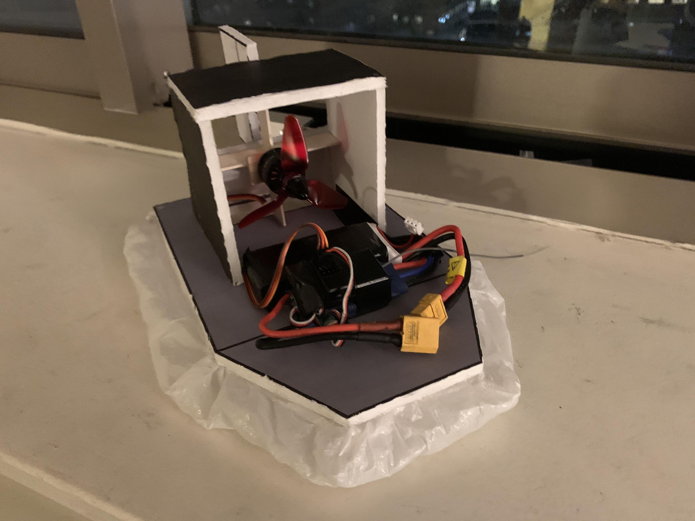 RC Hovercraft Single Motor (No Soldering Required) (Printable Plans