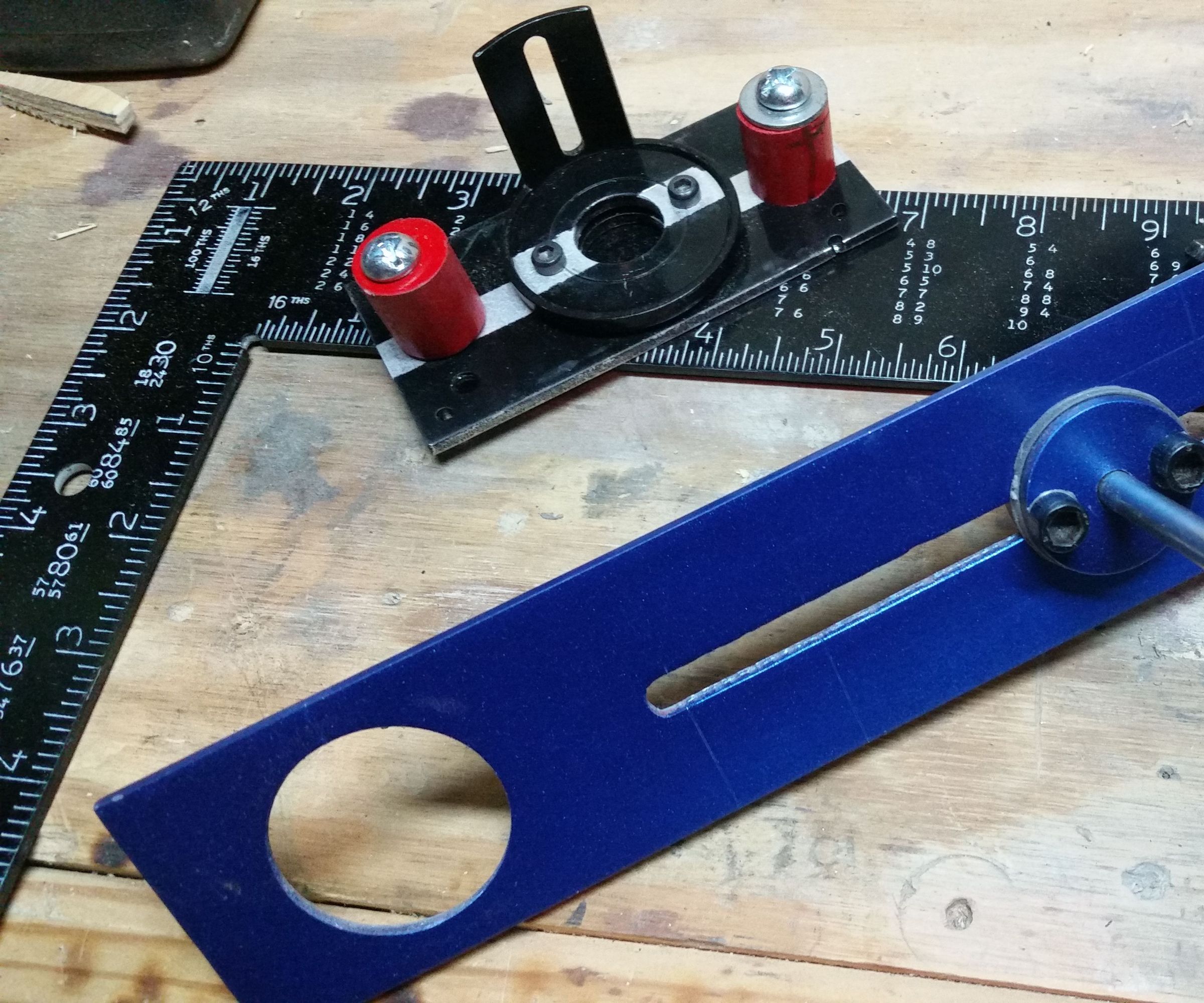 Spiral Cut saw circle cutter and a *detail router adaptor