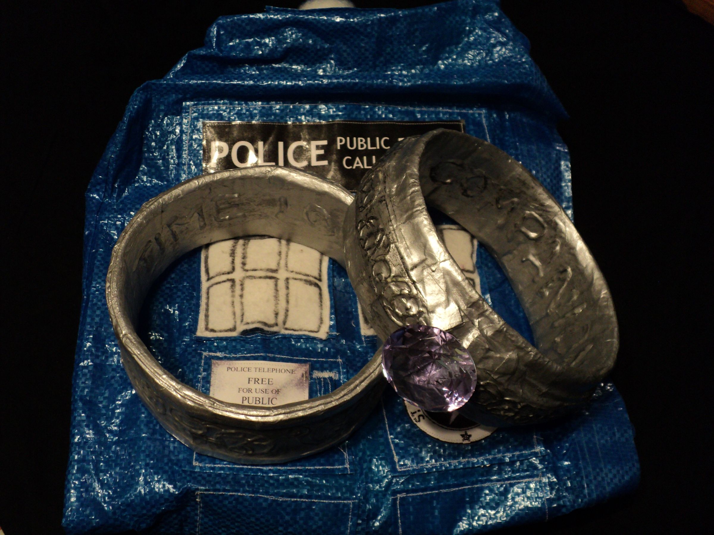 Giant Doctor Who Ring Bearer Rings 5 Steps (with Pictures