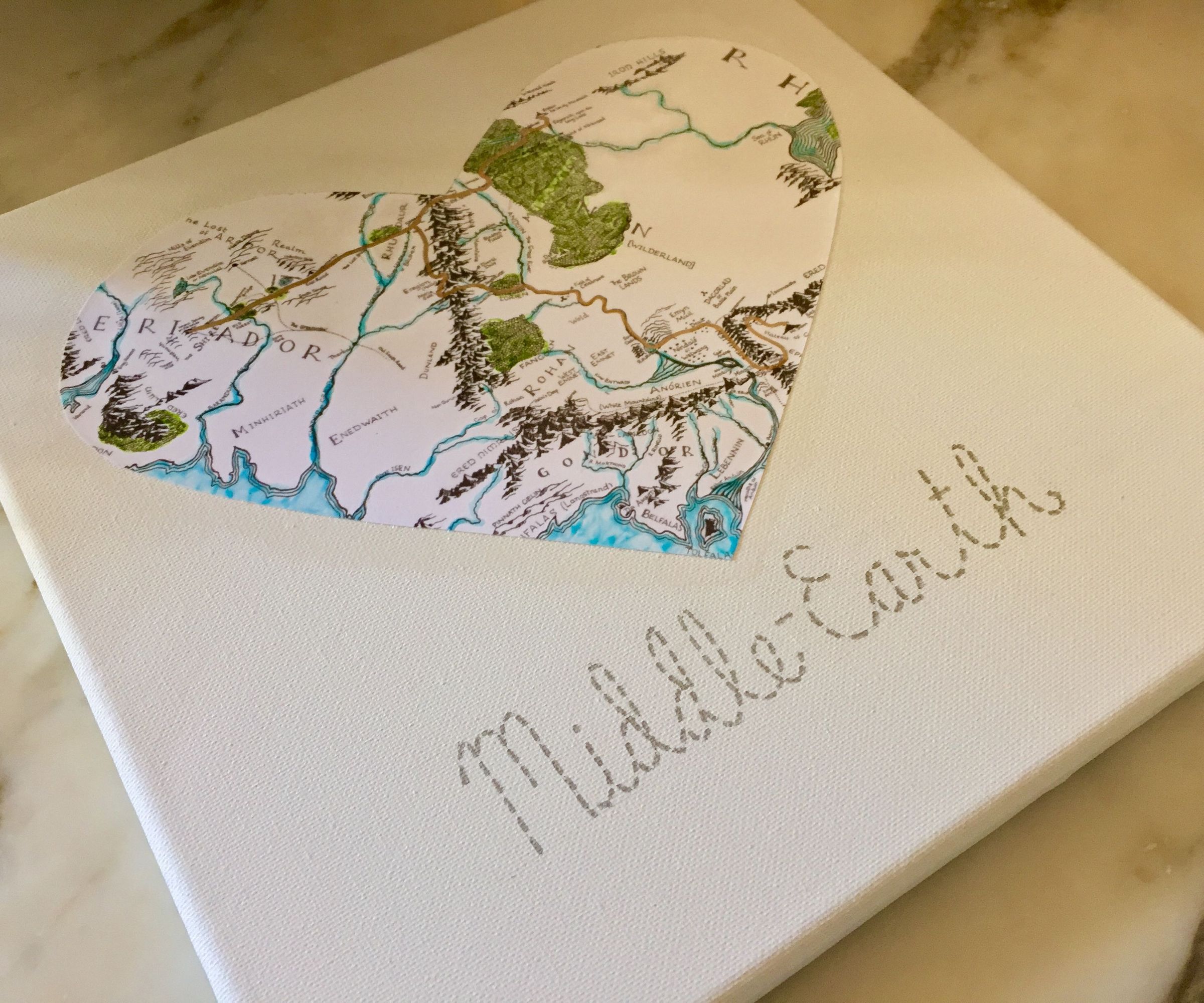 Map/Journey Wall Art