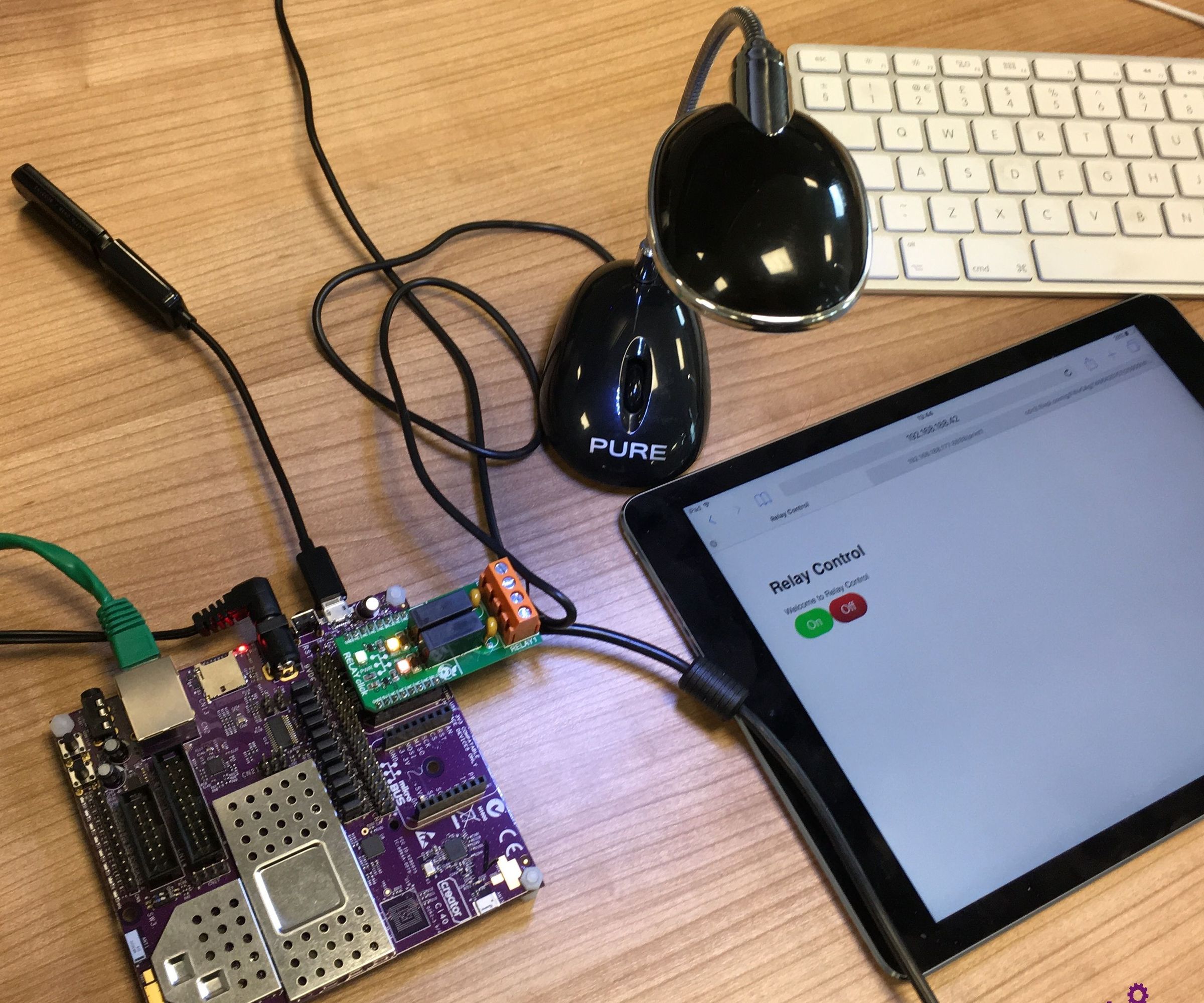 Ci40 Relay Webapp