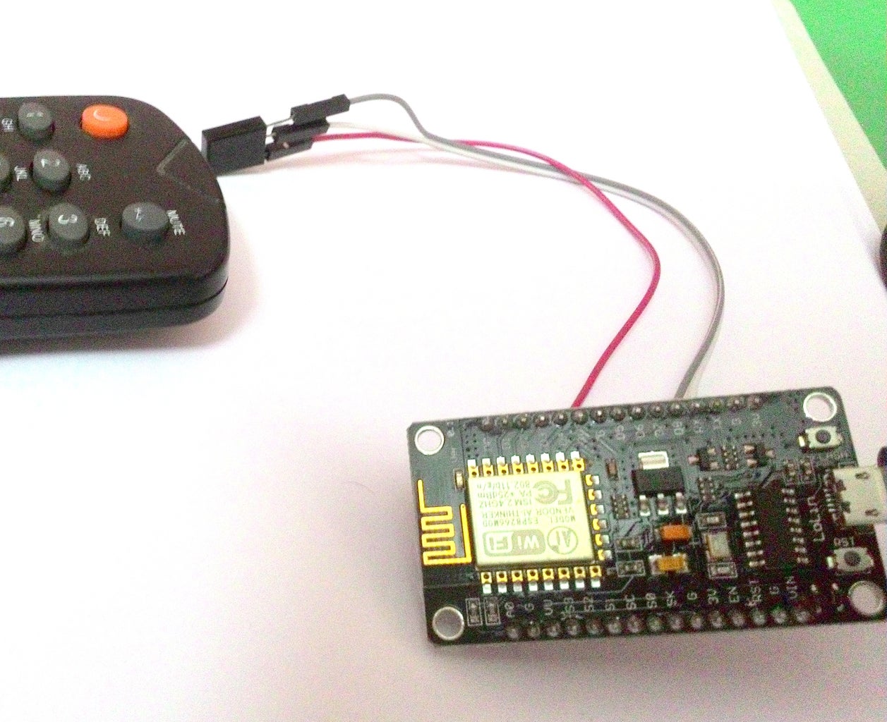 Universal Remote Using ESP8266Wifi Controlled 6 Steps with Circuit Diagram